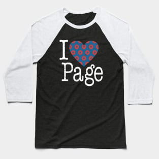 Phish I Heart Page Baseball T-Shirt